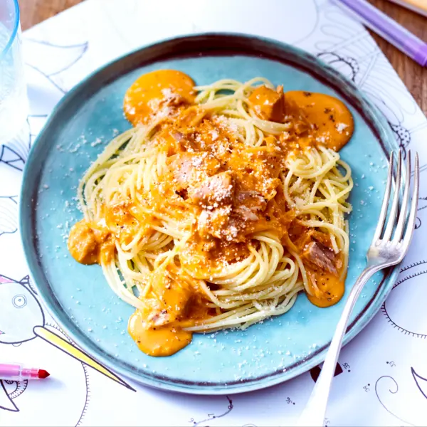 Thunfisch-Spaghetti