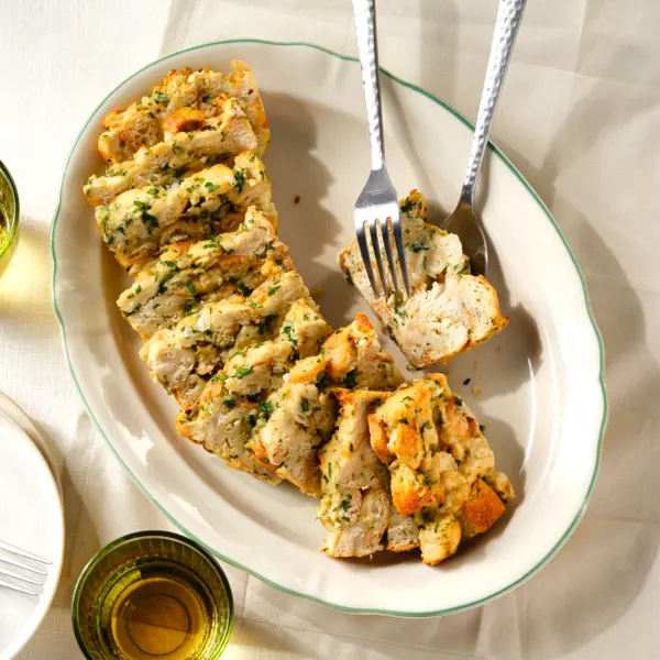 Einfache Ofen-Knödel