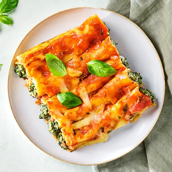 Cannelloni mit Ricotta und Spinat