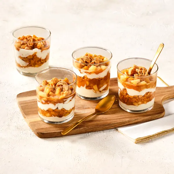 Bratapfel-Schichtdessert