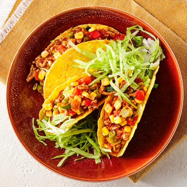 Knusprige Tacos mit Hackfleisch