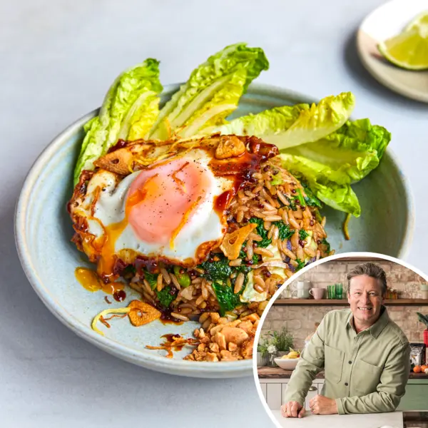 Gebratener Reis mit Spiegelei