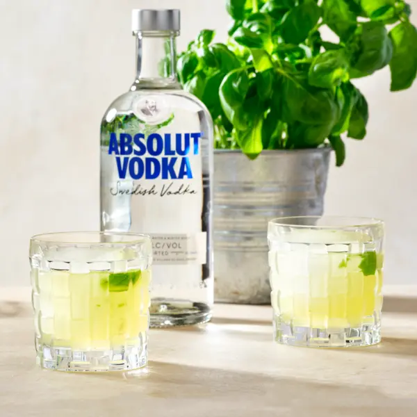 Vodka Basil Smash