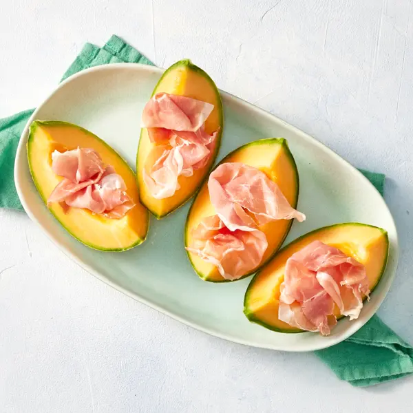 Melone mit Parmaschinken