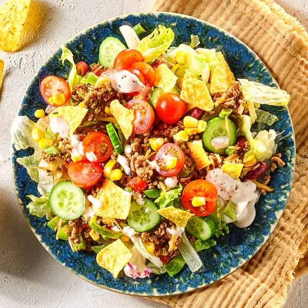 Nachosalat mexikanischer Art