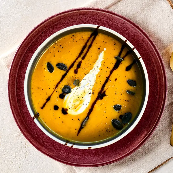 Einfache Kürbissuppe