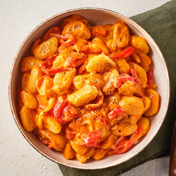 Paprika-Rahm-Gnocchi