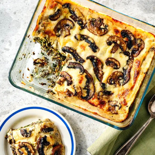 Champignon-Lasagne