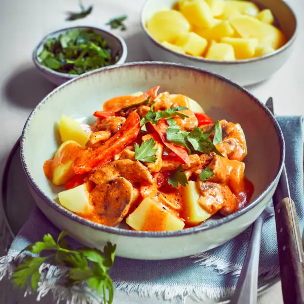 Gyros-Geschnetzeltes