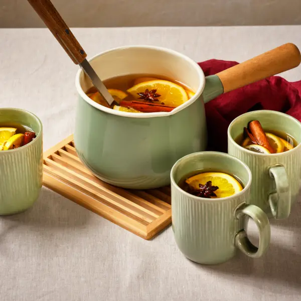 Weißer Glühwein