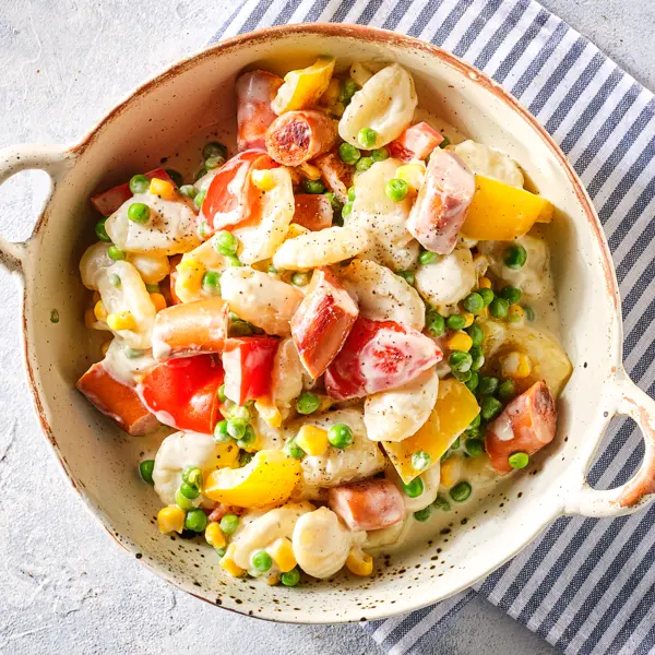 Schnelle Gnocchi-Pfanne mit Wiener Würstchen