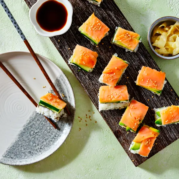 Einfaches selbstgemachtes Sushi