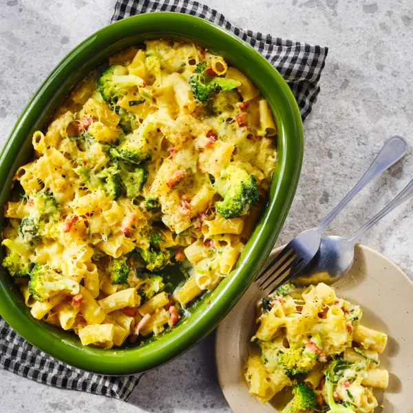 Broccoli-Nudelauflauf