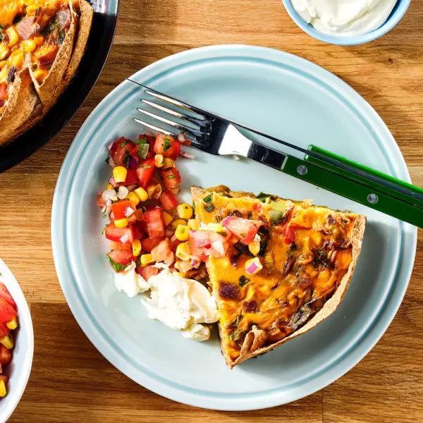 Tortilla-Quiche mexikanischer Art