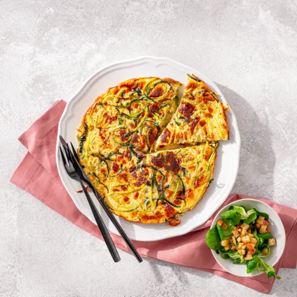 Zucchini-Parmesan-Frittata
