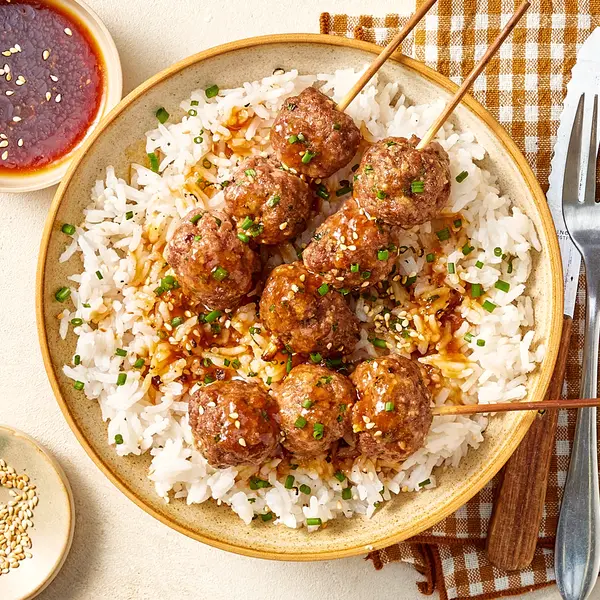 Teriyaki-Rindfleischbällchen