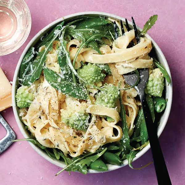 Grüne Pasta Primavera
