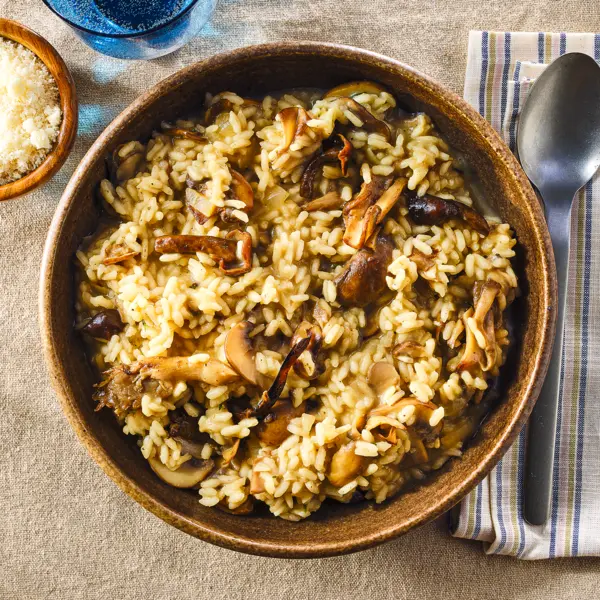 Einfaches Pilz-Risotto