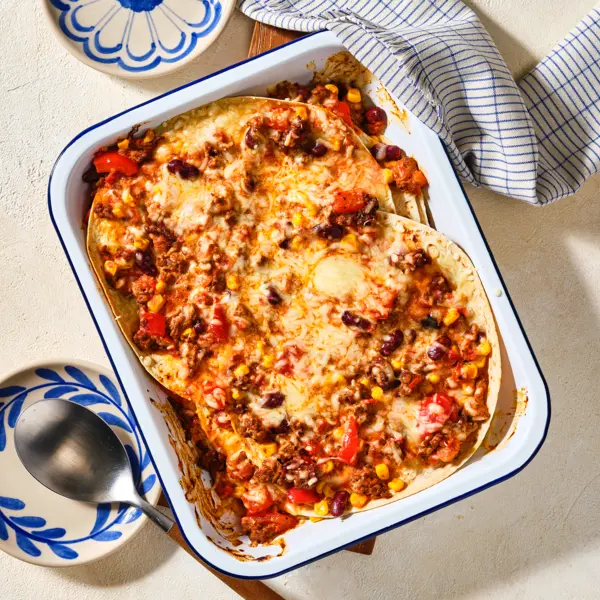 Schnelle Enchilada Lasagne