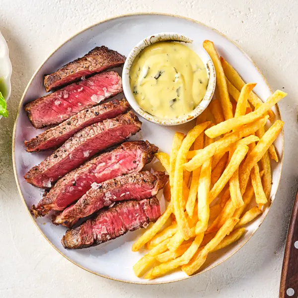 Steak Frites mit Bearnaise