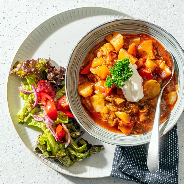 Köstliches Kartoffelgulasch