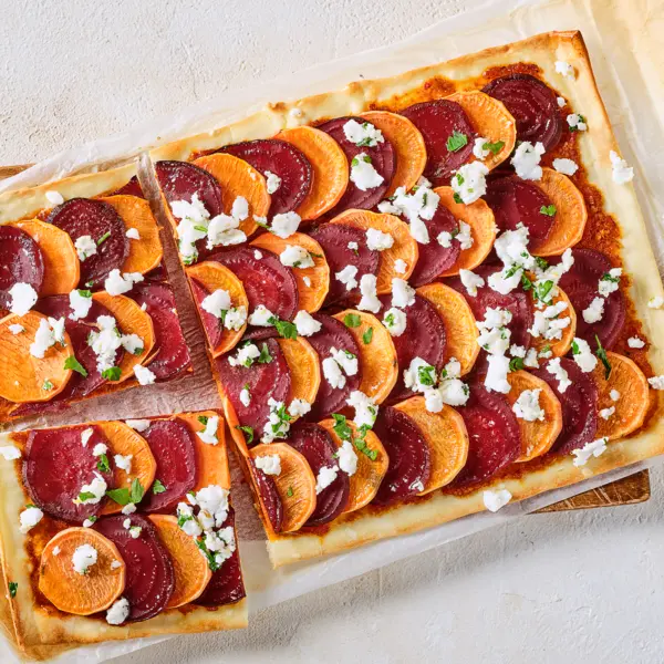 Süßkartoffel-Flammkuchen