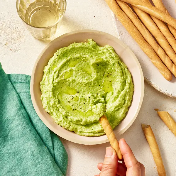 Grüner Erbsen-Hummus