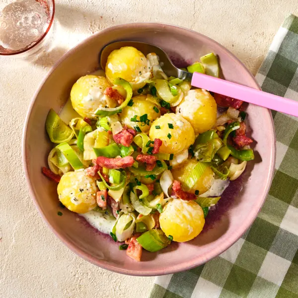 One Pot-Knödel Flammkuchen Style