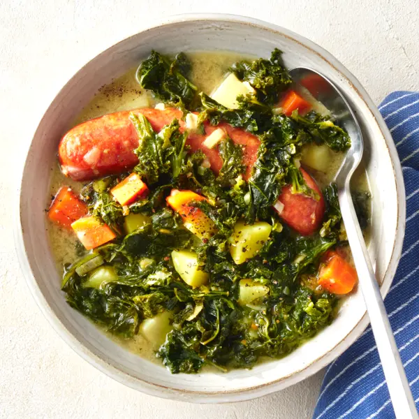 Grünkohl Eintopf mit Mettenden