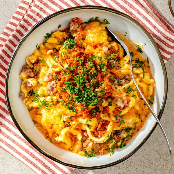 Herzhafter Spätzle-Auflauf