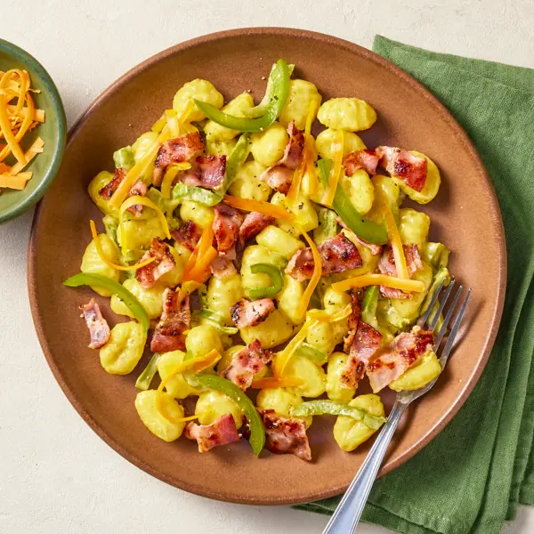 Gnocchi mit Cheddarsoße