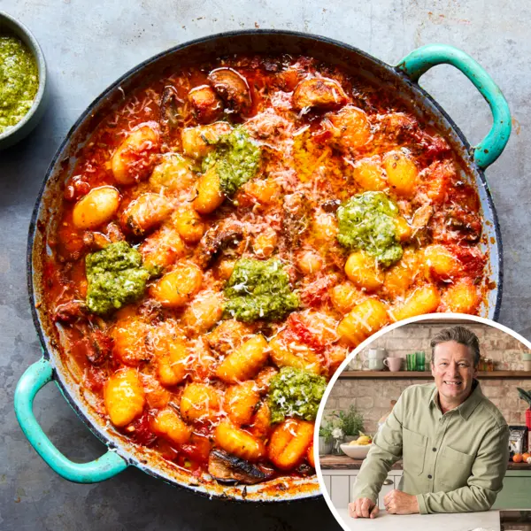 Pilz-Gnocchi-Auflauf