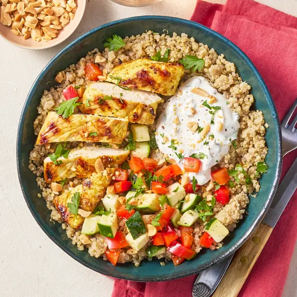 Indischer Quinoa-Salat