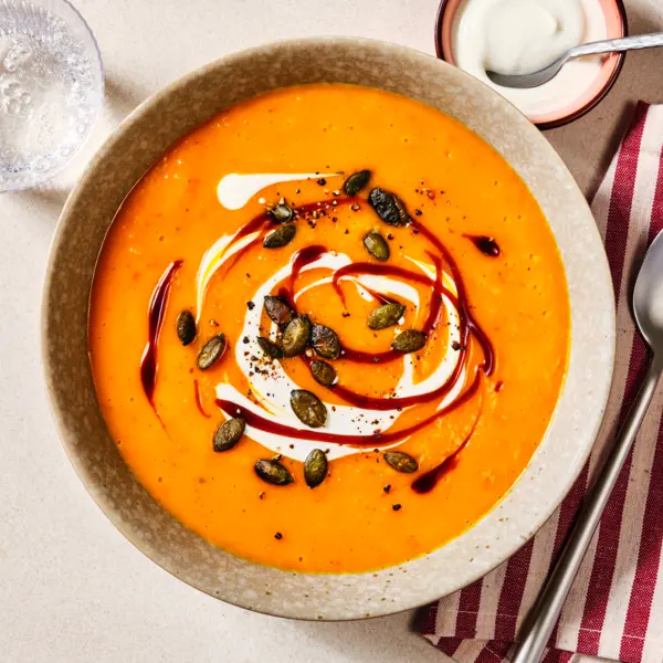 Einfache Kürbissuppe