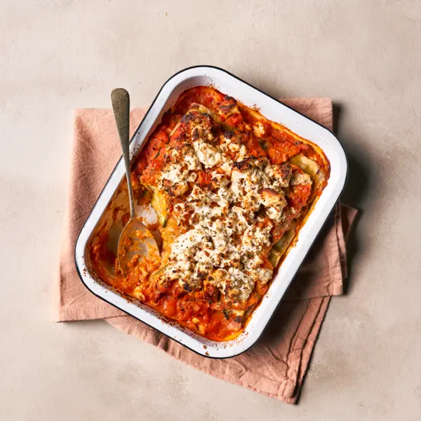 Lasagne mit Kürbis und Ricotta