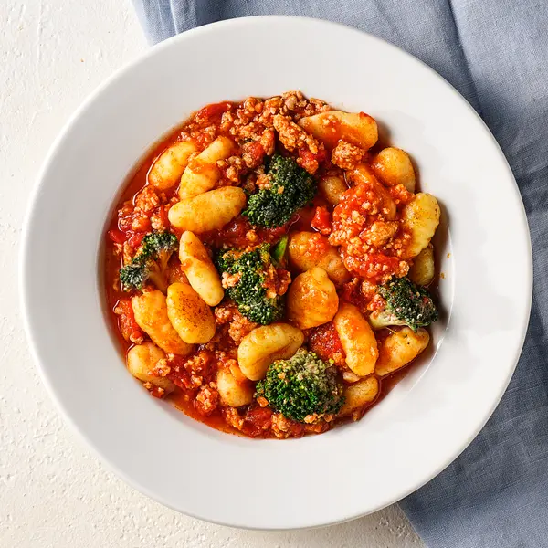 Schnelle Gnocchi-Hackfleisch-Pfanne