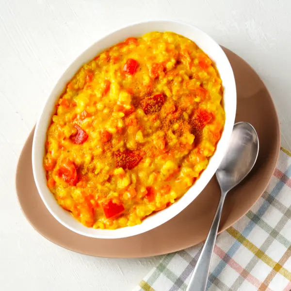 Curry-Möhren-Risotto