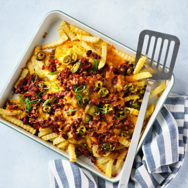 Veggie Chili Cheese Fries
