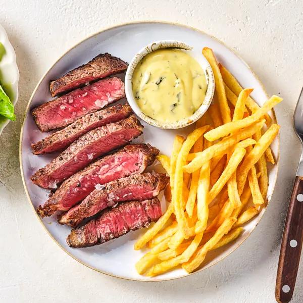 Steak Frites mit Bearnaise