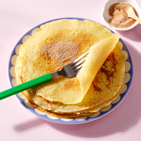 Pfannkuchen mit Zimt und Zucker