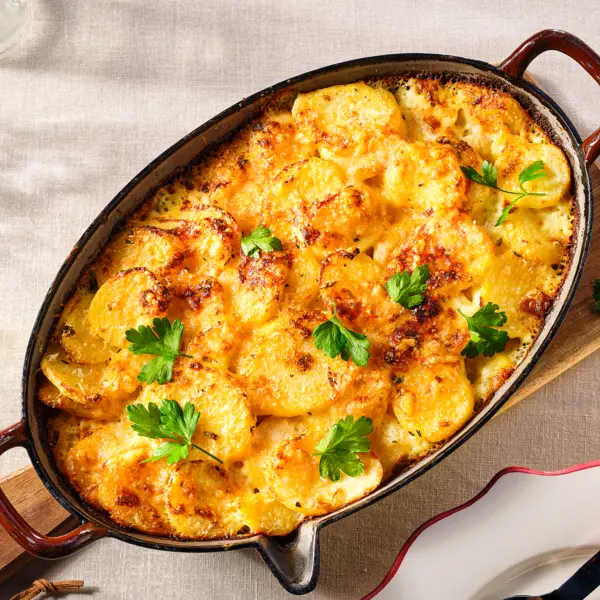 Kartoffelgratin mit frischen Kräutern