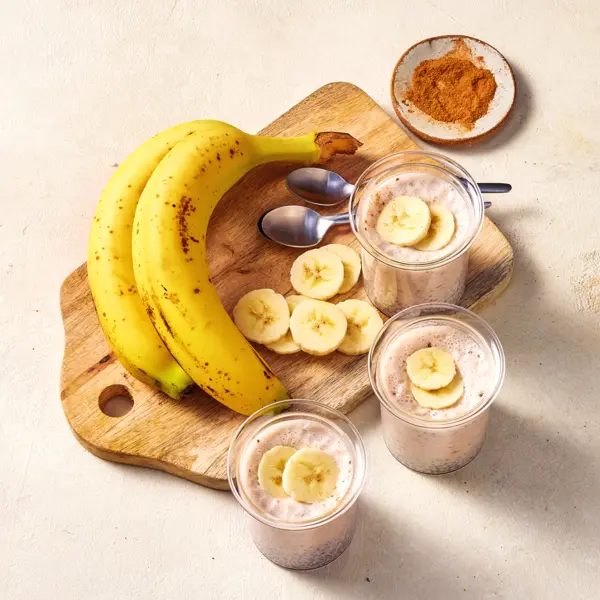 Bananen-Zimt-Chia-Pudding
