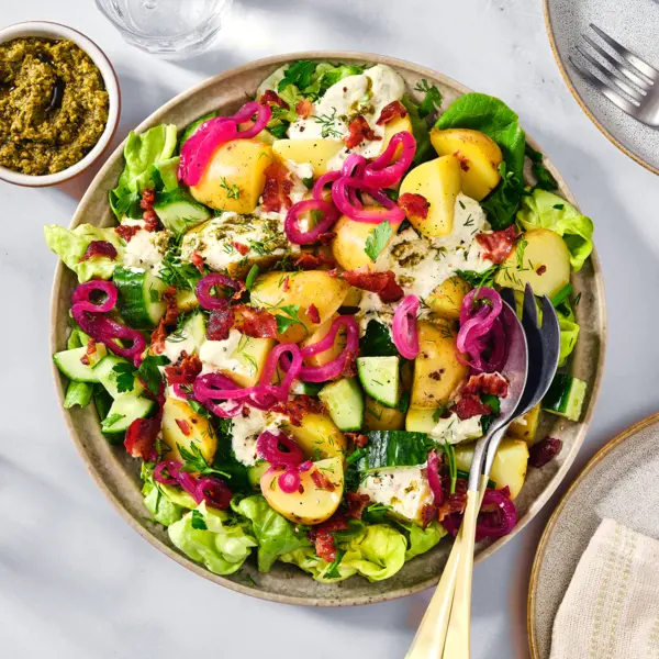 Pellkartoffelsalat mit Miso Pesto