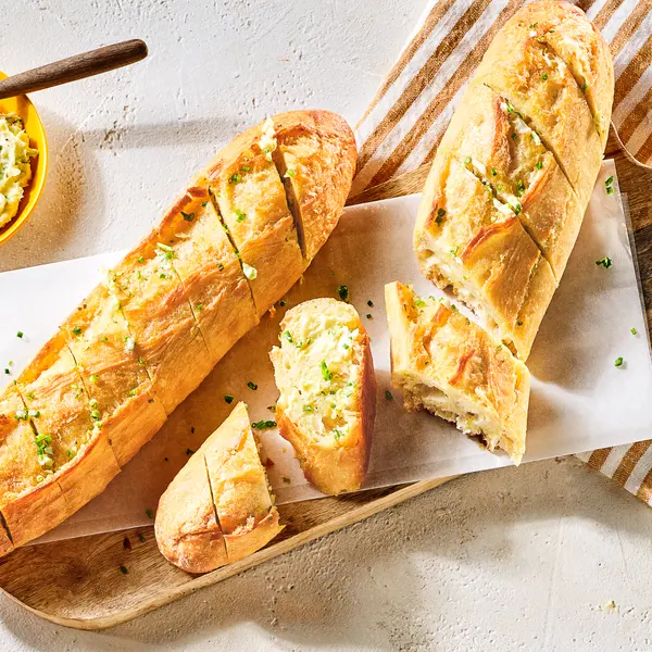 Knoblauchbaguette vom Grill