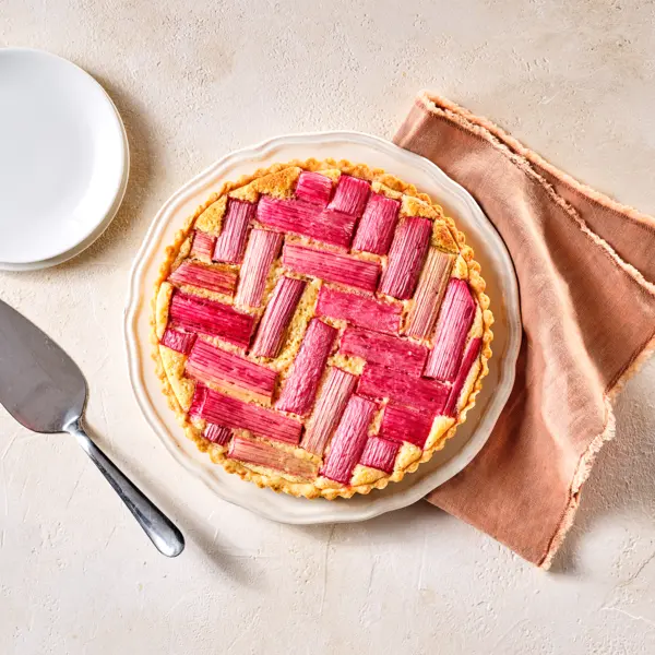 Rhabarber-Mandel-Kuchen