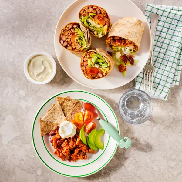 Puten-Burritos mit Avocado
