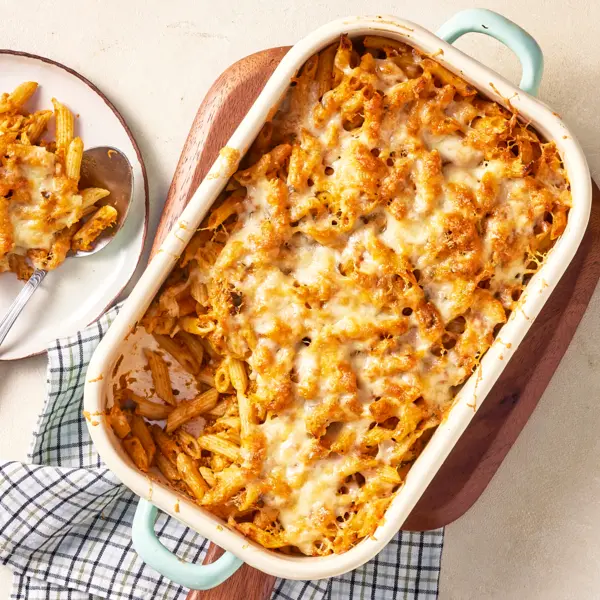 Nudel-Auflauf mit verstecktem Gemüse