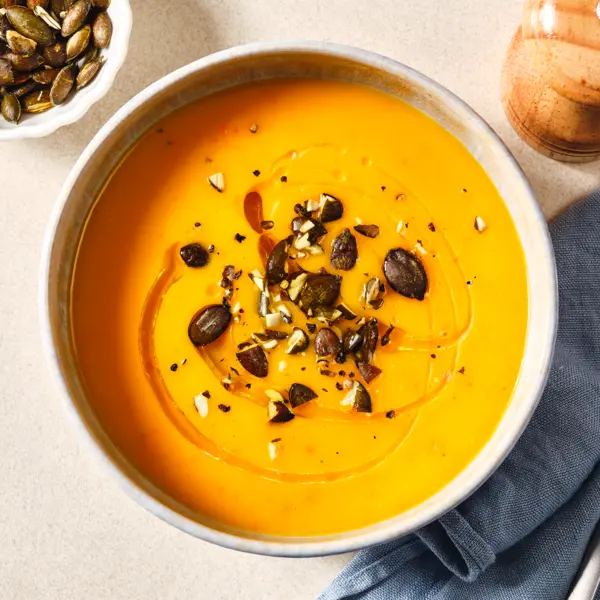 Klassische Kürbissuppe