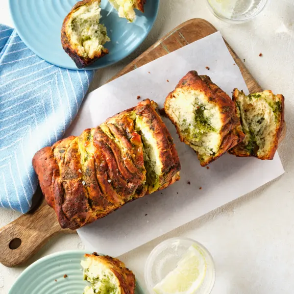 Einfaches Faltenbrot