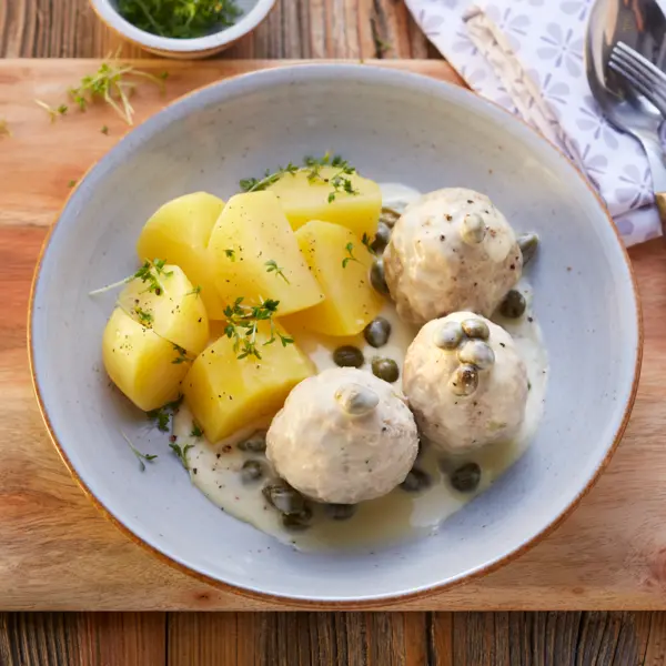 Königsberger Klopse mit Kartoffeln